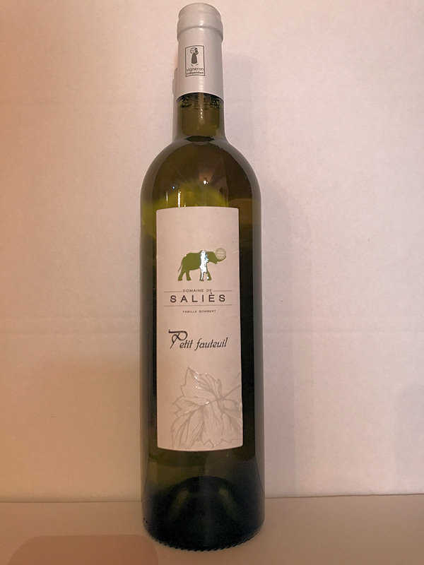 Petit fauteille vin blanc 2019